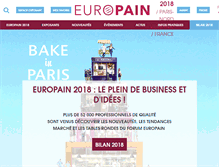 Tablet Screenshot of europain.com